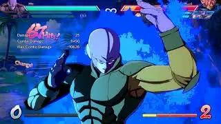 Dragon Ball Fighterz Ginyu ToD combo with sparking, 1 assist and 1.1 bar starter