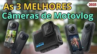 Top 3 melhores câmeras de motovlog em 2025  Câmera para motovlog com melhor custo benefício