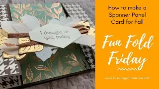 How to make a Spanner Panel Card for Fall
