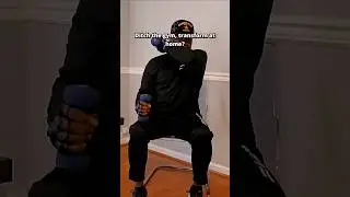 Chair Exercises for Seniors: Dumbbells Workout at home