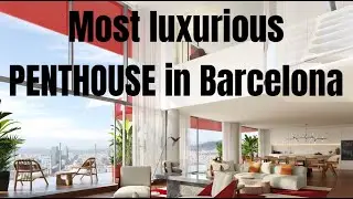 Incredible drone Fpv footage from the most luxurious penthouse in Barcelona
