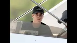 Justin Bieber fishing with Selena Gomez in Florida. (New Tattoo) (March 11 2012)