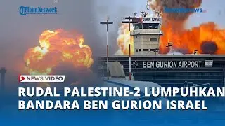 Lagi! Rudal Palestine 2 Lumpuhkan Bandara Ben Gurion Israel