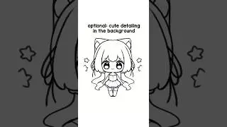 Chibi Tutorial - 5 Easy step on How to draw #chibi  #howtodraw  #speeddrawing  #howtodrawstepbystep