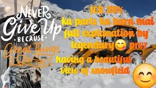 JCB 3DX  Super Parts And Having A Beautiful View Of SnowField ? JCB 3DX  Ka Parts 