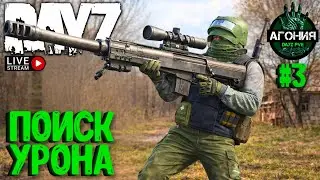 ПОИСК УРОНА!!! DAYZ АГОНИЯ PVE. СТРИМ #3