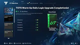 TOTS WARM-UP DAILY LOGIN UPGRADE COMPLETIONIST REWARDS (FC 25: PART 649)