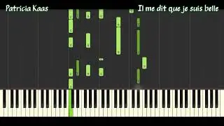 Patricia Kaas - Il me dit que je suis belle - Piano Tutorial
