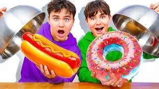 GUMMY FOOD VS REAL FOOD CHALLENGE - Bonbons ou Vraie Nourriture ?