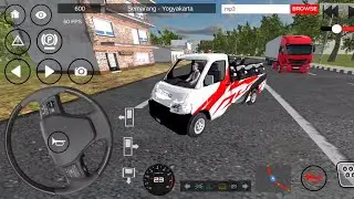 Mini Truck Driving in IDBS Pickup Simulator - Android Gameplay | Indonesia Truck Games