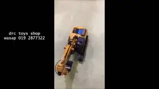 New model huina metal excavator upgrade drc toys