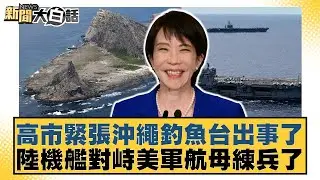 高市緊張沖繩釣魚台出事了 陸機艦對峙美軍航母練兵了【#新聞大白話】20260117-6｜#謝寒冰 #張延廷 #李大中