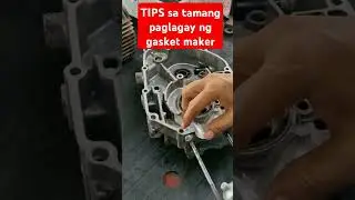 Tips sa tamang paglagay ng gasket maker#tutorial #diytips #viralshort #viralvideo #subscribe