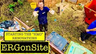 HMO Renovation Build starts. Tree Shredder Problems! It all goes WRONG! Builders Vlog