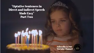 Optative Sentences in speech Explained #directindirectnarration #englishgrammar #narration #english