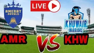 Oman D10 Live: AMR vs KHW Live | Amerat Royals vs Khuwair Warriors Live | Oman D10 League Live