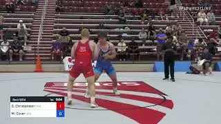 130 Kg Round Of 32 - Gabe Christenson, Cavalier Wrestling Club Vs Matthew Cover, New Jersey RTC 46