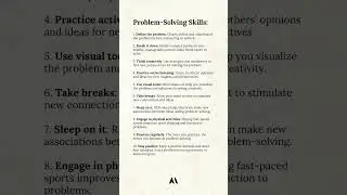 problem solving skill
