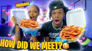 HOW WE MET *SEAFOOD MUKBANG* 🦀😍| PappiiQ