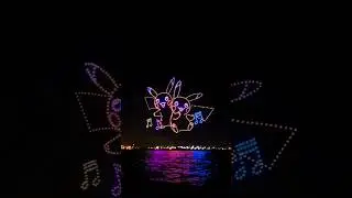 Beautiful Pok&eacute;mon Drone Show at Japan #pokemon #pikachu #droneshow #yokohama