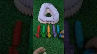 Creating Style ASMR Rainbow POP-TUBE Hook DIY #satisfyingvideos #asmrsounds #poptubesounds