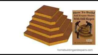 How to Build and Frame Stairs with Odd Shapes &ndash; Book Example 2