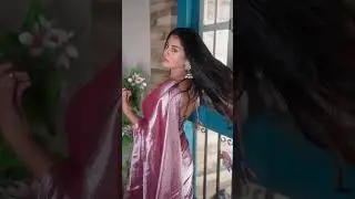 Rashi Singh hot pink Saree oulook