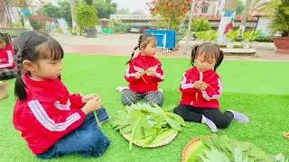 Một ngày của bé lớp mẫu giáo 4-5 tuổi A1 - Trường mầm non Ngọc Vân