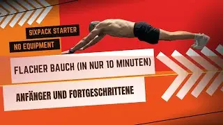 10 Min. BAUCH WORKOUT (Intensiv) 🔥 | Anfänger & Fortgeschrittene | Ohne Equipment