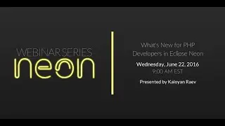 What's New for PHP Developers in Eclipse Neon?