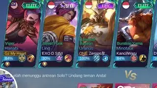 Main Rank Solo Assassin Hanabi | Emblem Terbaik Hanabi #mlbb #mobilelegends 