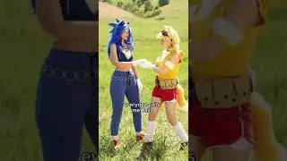 &ldquo;Is it okay if I call you Sonic??&rdquo; - Sonic and Tails cosplay w/ @halcybella 💙🤝💛