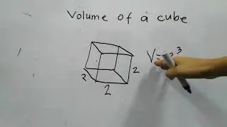 Volume of a cube
