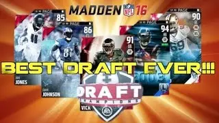 BEST DRAFT EVER!? Madden 16 DRAFT CHAMPIONS
