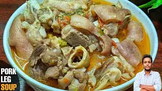 Cooking A Healthy Pork Leg Soup Recipe | Pork Feet Recipe | Pork Leg Curry | Pork Recipe