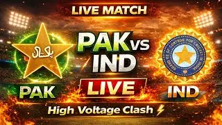 Pakistan vs India Live Match Today 🔴 | PAK vs IND Live Cricket | High Voltage Clash
