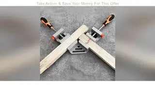 Slide Double Handle Corner Clamp, 90 Degree Quick Release Corner Clamp For Welding, Wood-Working, P