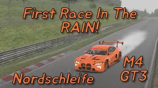 First Race In The RAIN! - M4 GT3 - Nordschleife