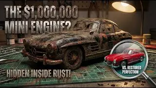 MINIATURE MIRACLE! A Mercedes-Benz 300 SLR Restoration That Will Blow Your Mind! 🤯🔥