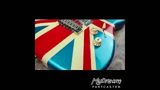 MyDream Partcaster Custom Built - Union Jack Hepcat PAF 59'