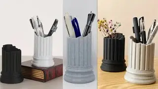 How to Make Pen Holder With Plastic bottle | DIY Crafts 