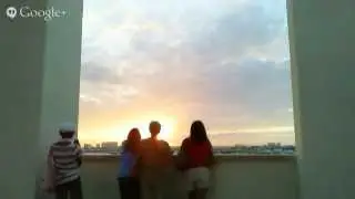 Sunset on the Roof at the Clearwater Public Library - Nov. 5th, 2013