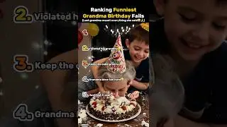 Ranking Funniest Grandma Birthday Fails🤣🎂