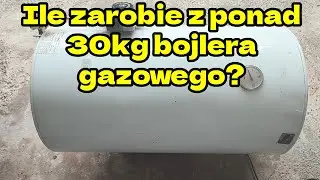 WIELKI GAZOWY BOJLER NA ZŁOM