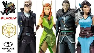 FLYGUYtoys McFarlane Toys Critical Role Vox Machina Percy, Vax, Vex & Keyleth Figure Reviews