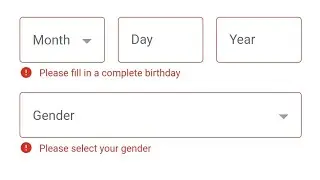 Google Account Date Of Brith Problem | Please Fill In A Complete Brithday Google Account