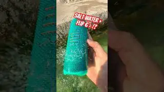 JBL Flip 6 Salt Water Test 🔊💦