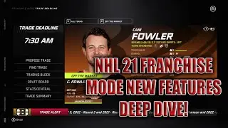 NHL 21 Franchise Mode New Features Deep Dive!