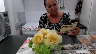 Regina ensina-rosas de batata