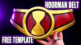 How to Make Hourman&rsquo;s Belt from EVA Foam! | Superhero Cosplay Tutorial + Free Template